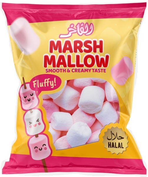 alFakhr Marshmallow Hearts Yellow 65 g