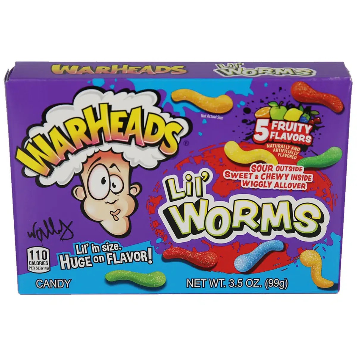 Warheads Lil Worms Theater Box 99gr