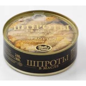 Best Time Sproten i olje kosher 240 g - Litauen -