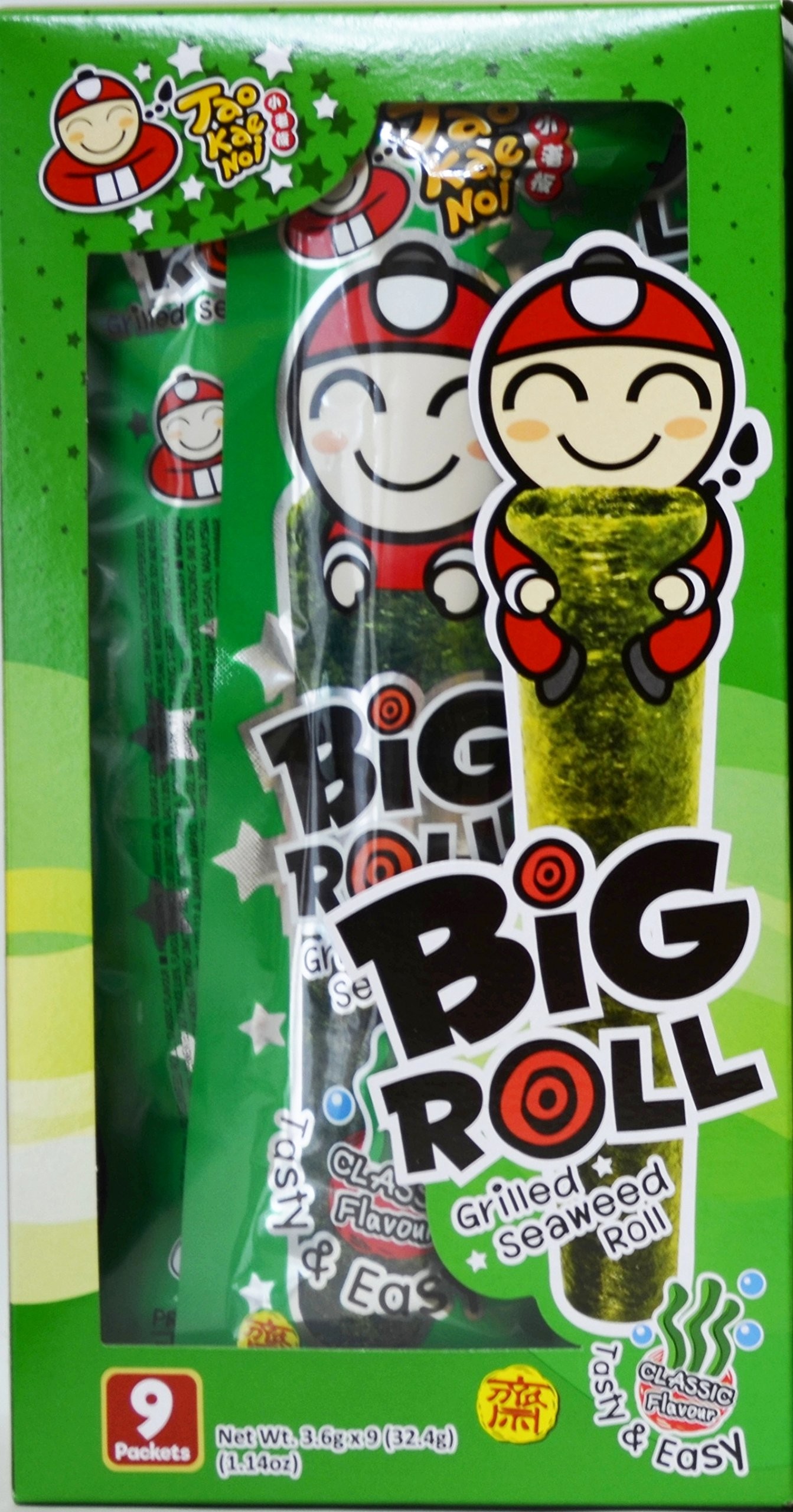 TAOKAENOI Big roll grill seaweed-CLASSIC 27 g