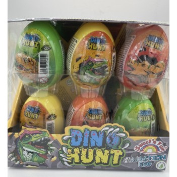 Sf Dino Hunt Plastic Egg 18*10g stk