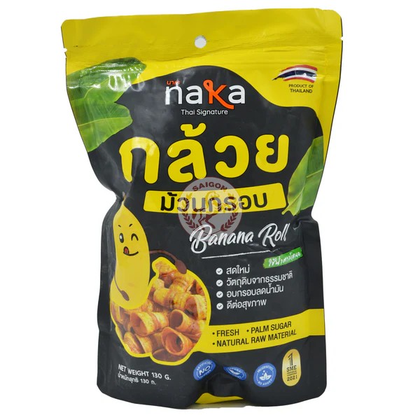 NAKA Banana roll chips 130 g