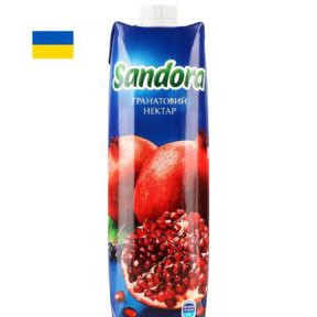 Sandora granat - eple nektar 0.95L - Ukraina -