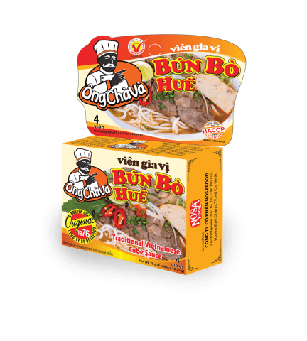 ONG CHA VA Hue beef rice noodle cubes 12 * 75 g