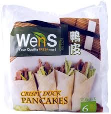 WENS Crispy duck pancakes (17x6pc)