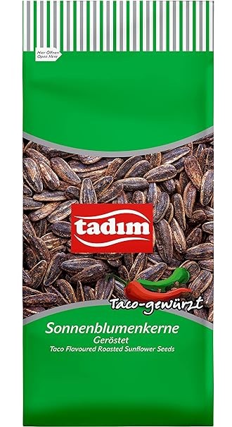 Tadim Black Roasted Sunflower Seeds Taco Flavoured