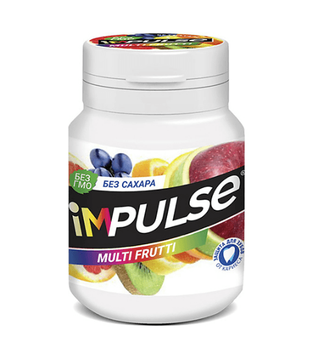 Impulse Chewing Gum Multi Fruit 56gr