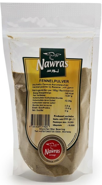 NAWRAS Fennikel Pulver 200 g