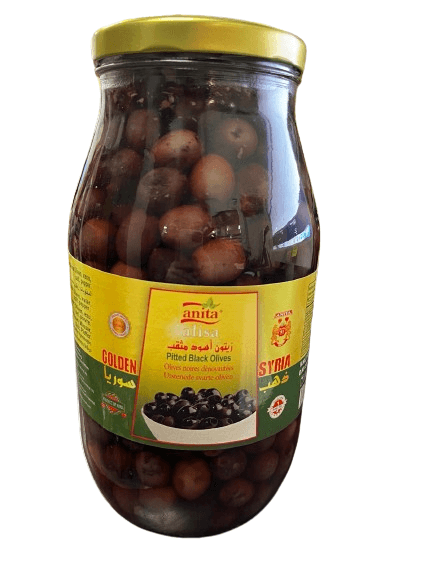 Anita Golden Syria Pitted Black Olives 2750g