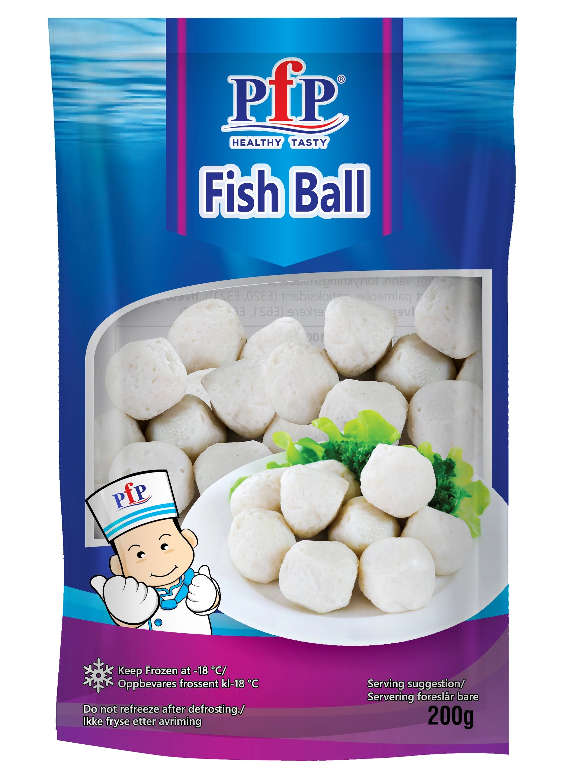 PFP Fish ball (frozen) 200g