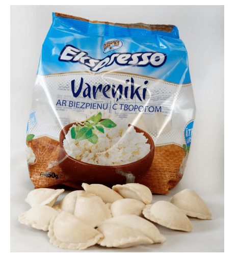 Vareniki med ostemasse 450g