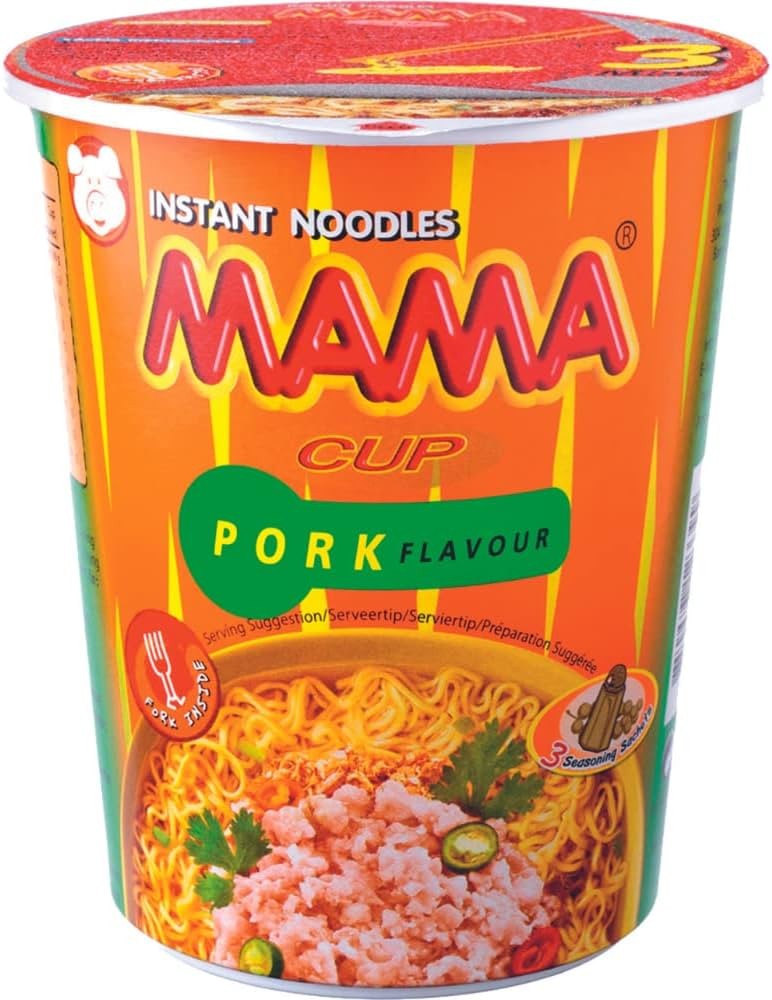 MAMA Instant noodle pork flavour CUP 70 g