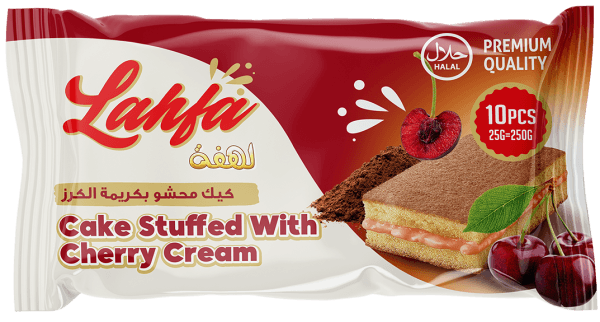 Lahfa Cake Stuffed with Cherry Cream 10 Stk