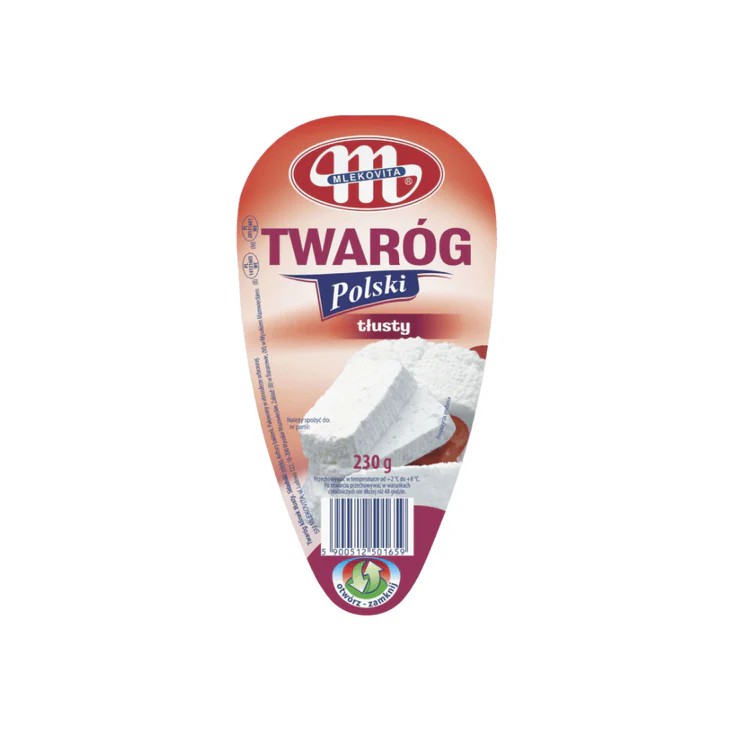 Mlekovita Full fat Twarog 8% 330g