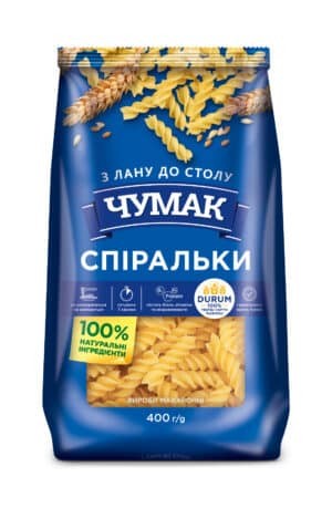 Chumak Pasta "Spirals" 400 gr - Ukraina -