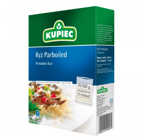 Kupiec Ryz Paraboiled 4*100g