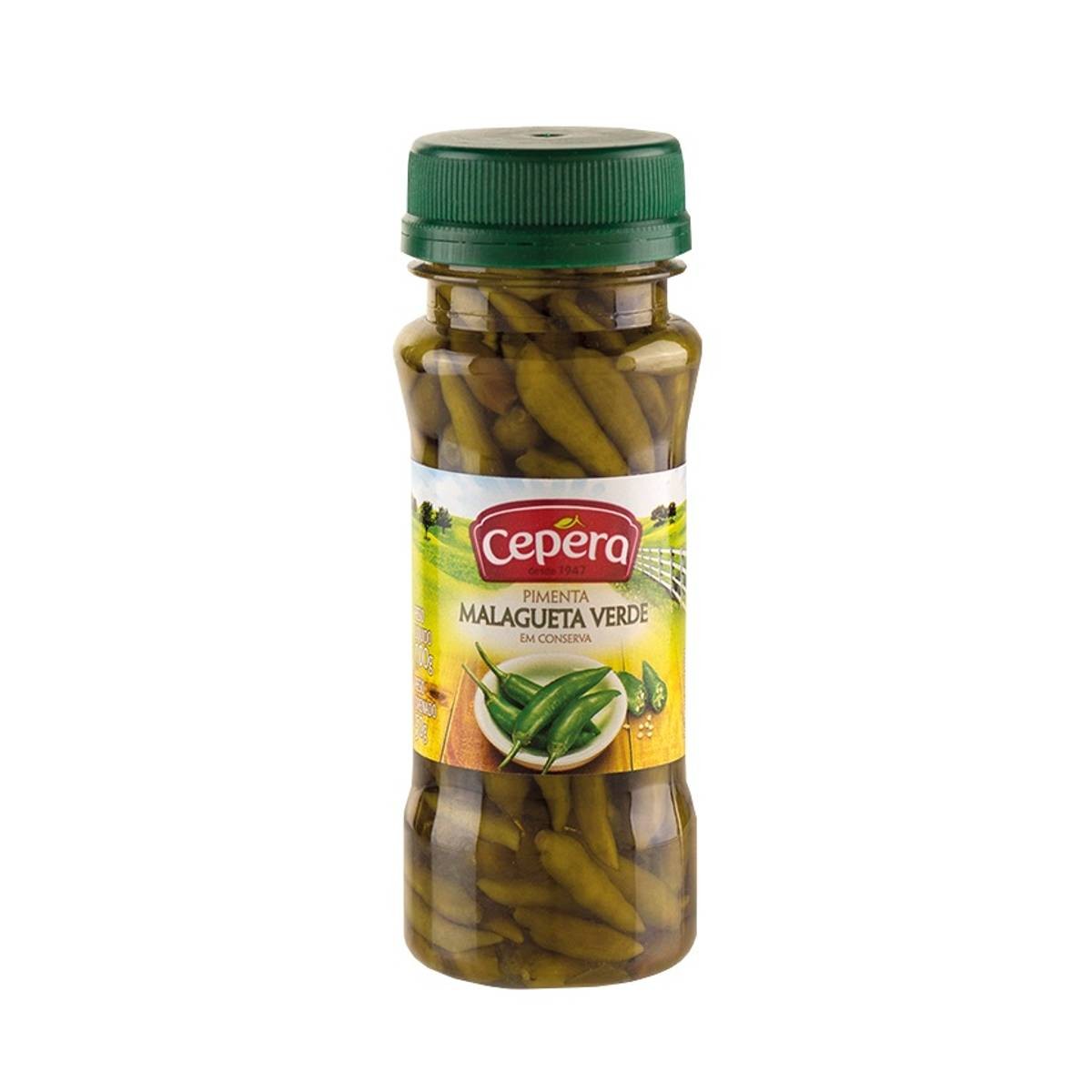 CEPÊRA Grønne Malagueta Chili Pimenta Malagueta Verde 100g