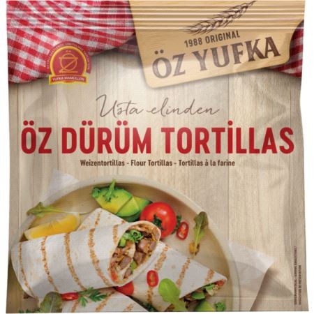 Oz Yufka Durum Tortillas 20cm