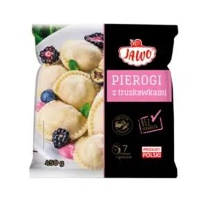 Jawo "Pierogi" med jordbær 450 g