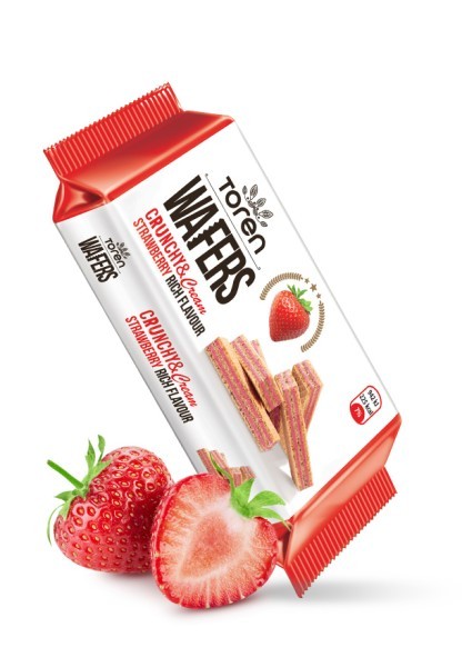 WAFERS STRAWBERRY CREAM 55 g 24 stk