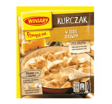 Winiary Fix Pomysl Na... Kurczaka W Sosie Serowym 28g