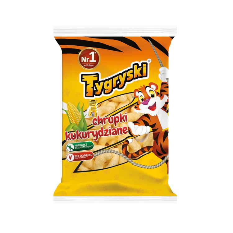 Tygryski Corn Crisps 90G