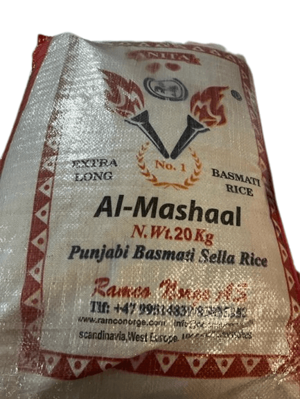 Anita Al-Mashal Basmati Rice  20kg