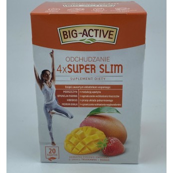 Herbapol Big Active 4x Super Slim Odchudzanie 12*(20*2g) stk