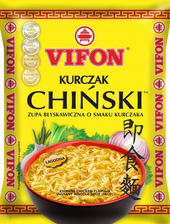 Vifon Instant nudler Kinesisk Kylling "Kurczak Chinski" 70g 