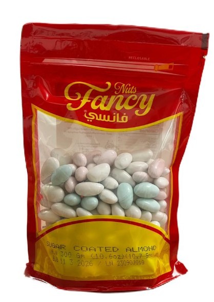 Fancy Sugar Coated Almonds  300gr