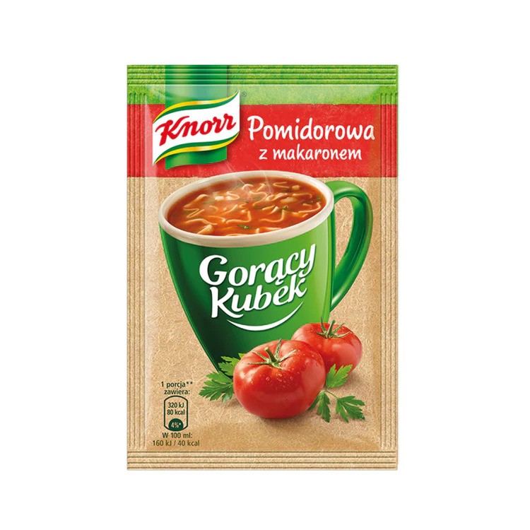 Unilever Knorr Goracy Kubek Tomato Soup With Pasta 19G