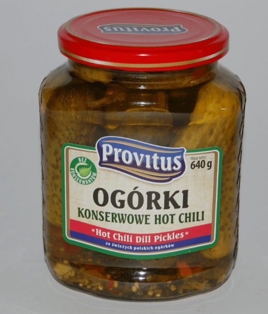 AGURK PROVITUS HOT CHILI 640G