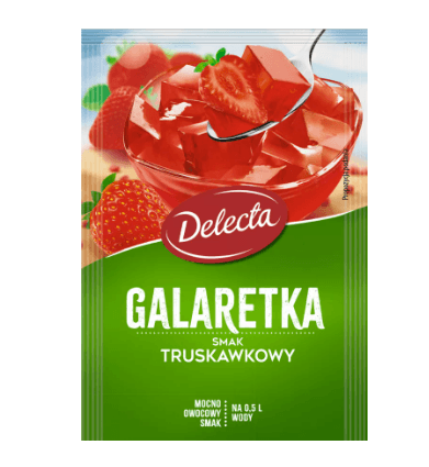 Delecta Galaretka Truskawkowa 70g