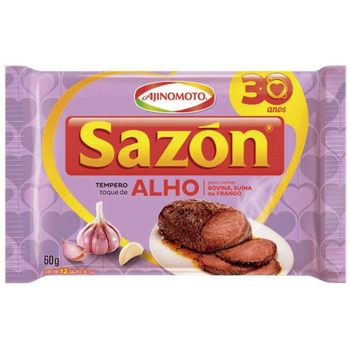 SAZÓN HVITTLØK TEMPERO 60g