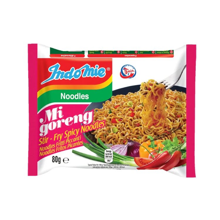 INDOMIE Mi Goreng stir- fry spicy noodle Mi goi xao cay (5x80g) RS