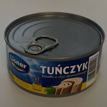 Lisner Tunczyk -tuna I Solsikkeolje 24*170g stk