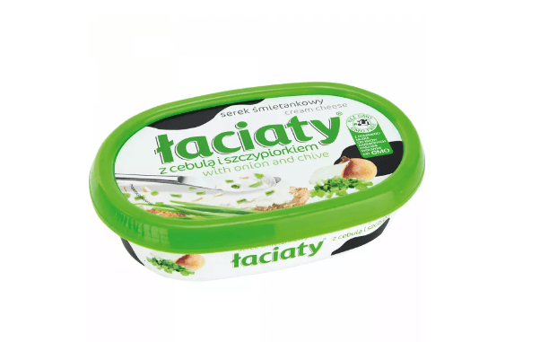 LACIATY CREAM CHEESE SPREAD 135G WITH ONION AND CHIVES MLEKPOL