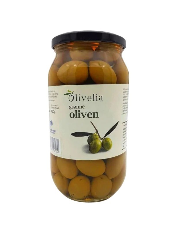 Olivelia Oliven m/stein 1L