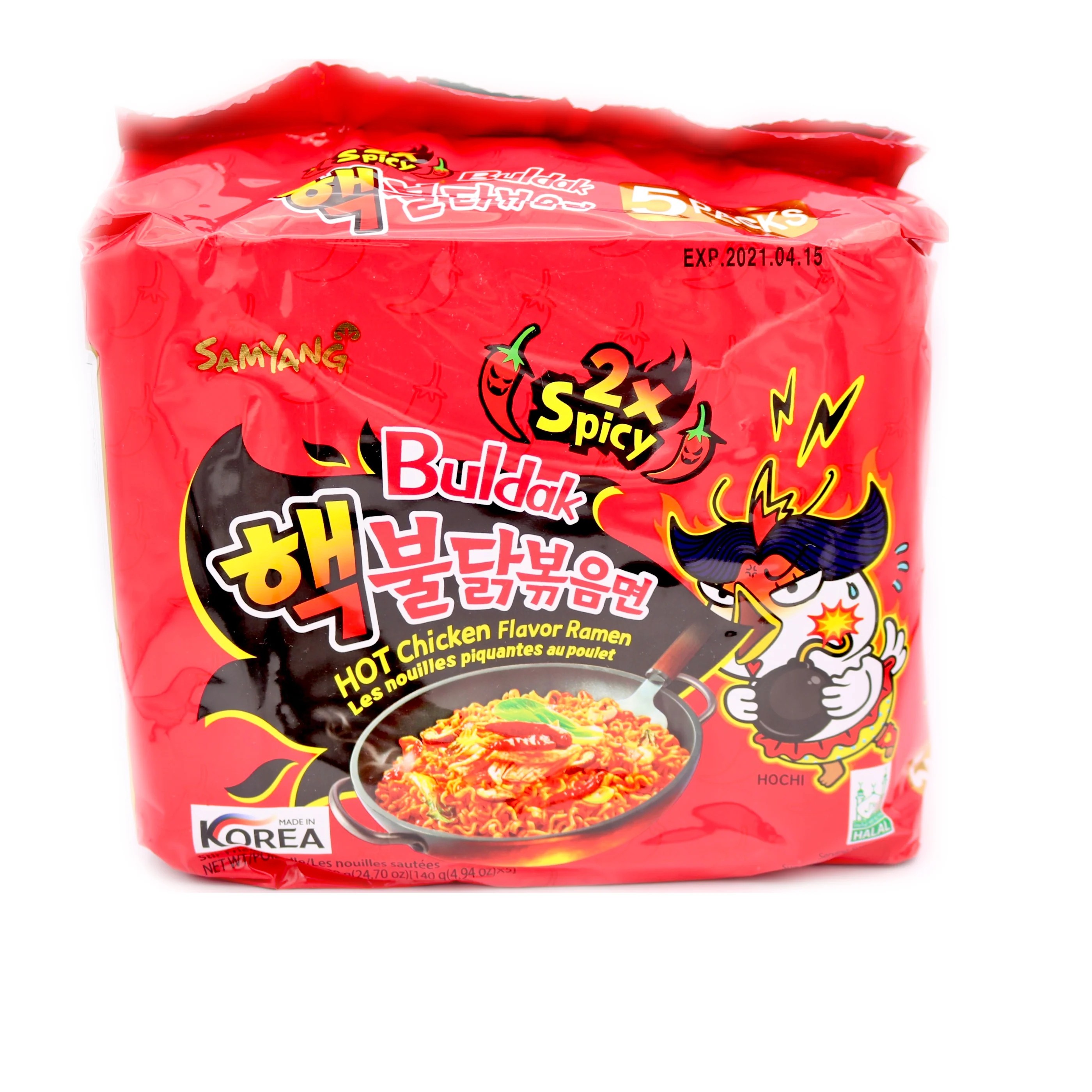 SAMYANG Hot chicken flavor ramen 2xSPICY 5 * 140 g