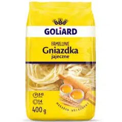 Goliard Egg Pasta "Gniazdka Familijne" 400 g - Polen -