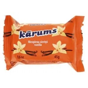 Karums Sjokolade ost med vaniljesmak 45g - Litauen -