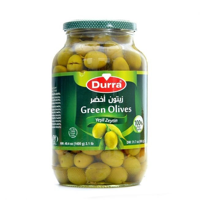 Durra Green Olives 1400gr