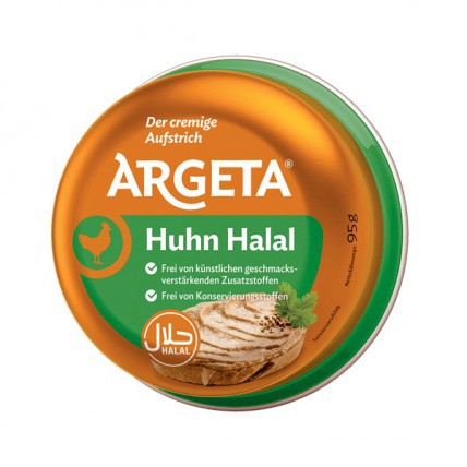 Argeta Kyllingpostei Halal 14*95g stk