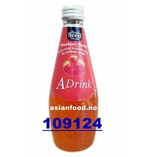 A-DRINK Basil seed with STRAWBERRY 290ml