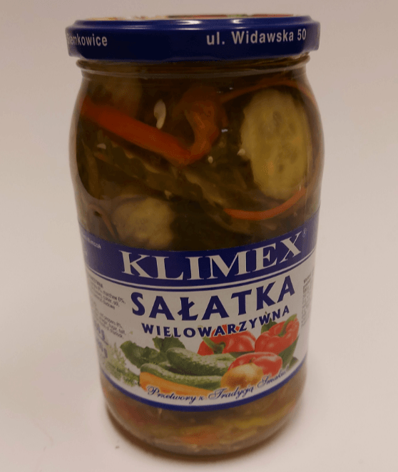 SALATKA KLIMEX WIELOWARZYWNA (MED AGURKER) 860G