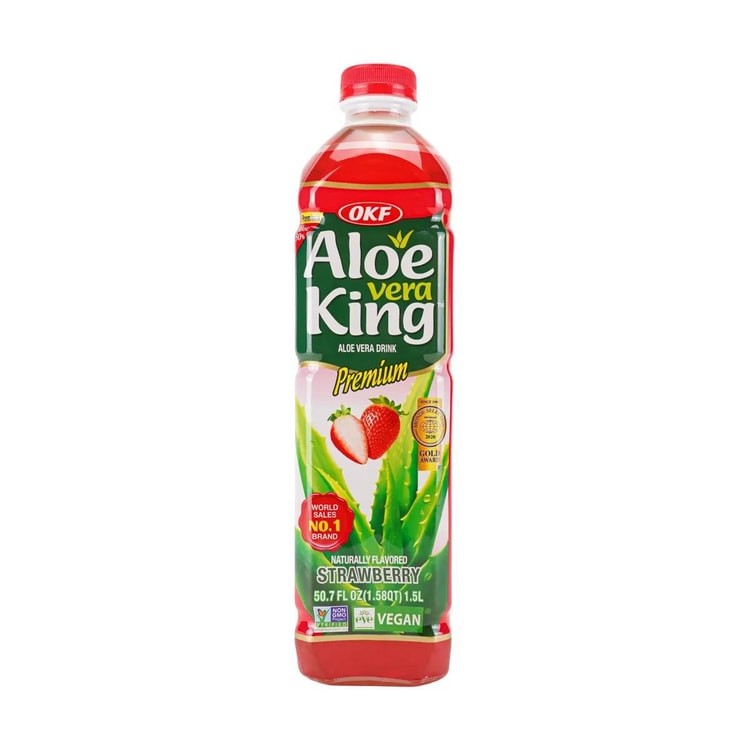 OKF Aloe Vera King drink STRAWBERRY 1500 ml