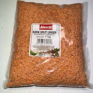 Alazco Røde Split Linser 10*1kg stk