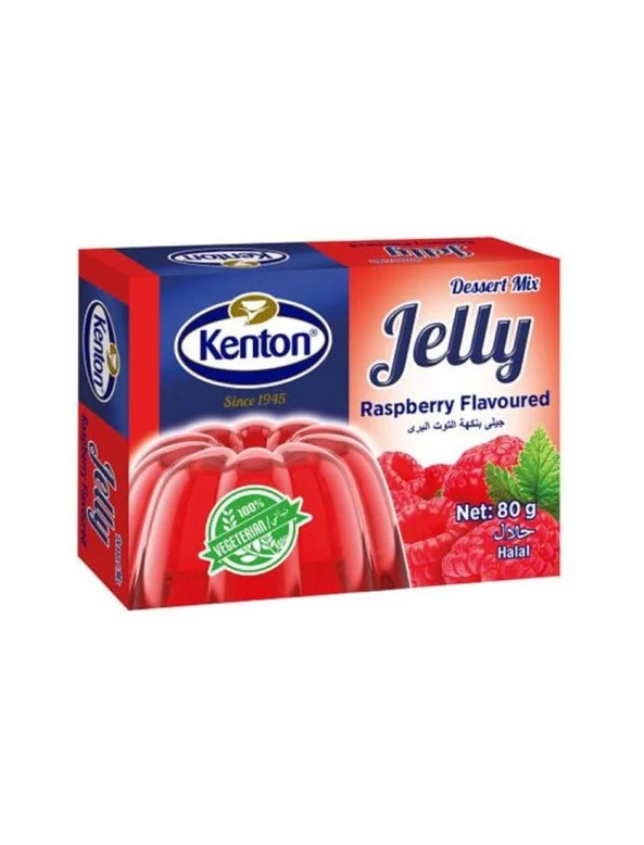 Kenton Jelly Raspberry Flavoured 80g