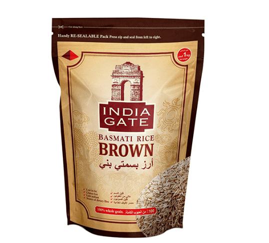 India Gate Indian Brown Basmati Rice 1kg