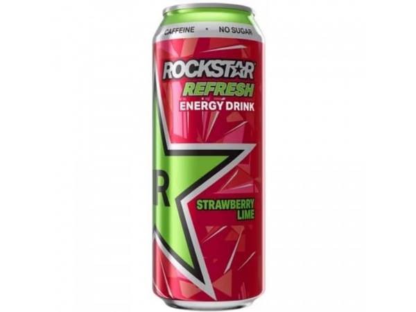 Rockstar Refresh Strawberry Lime 500ml